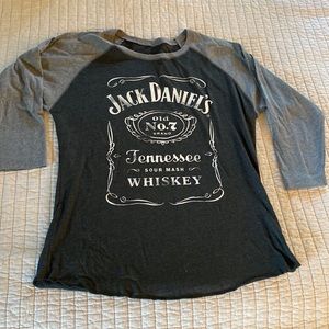Jack Daniels women's for baseball T